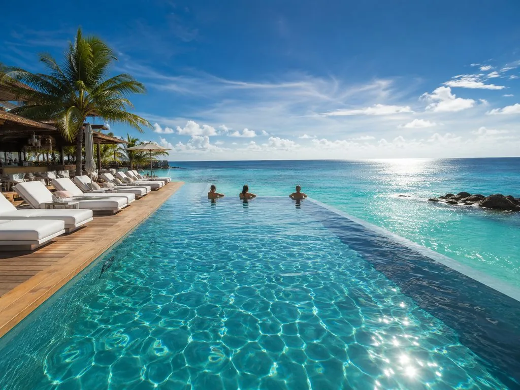The 22-metre infinity pool on YONA’s main deck